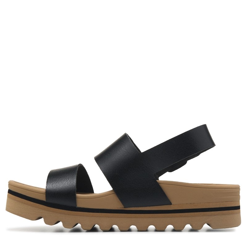 Women's Horizon Hi Buckle Sandals (Black)