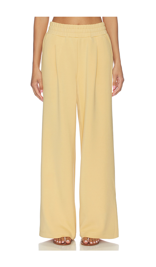 Varley The Extra Wide Leg Pant in Yellow. XS. Also in