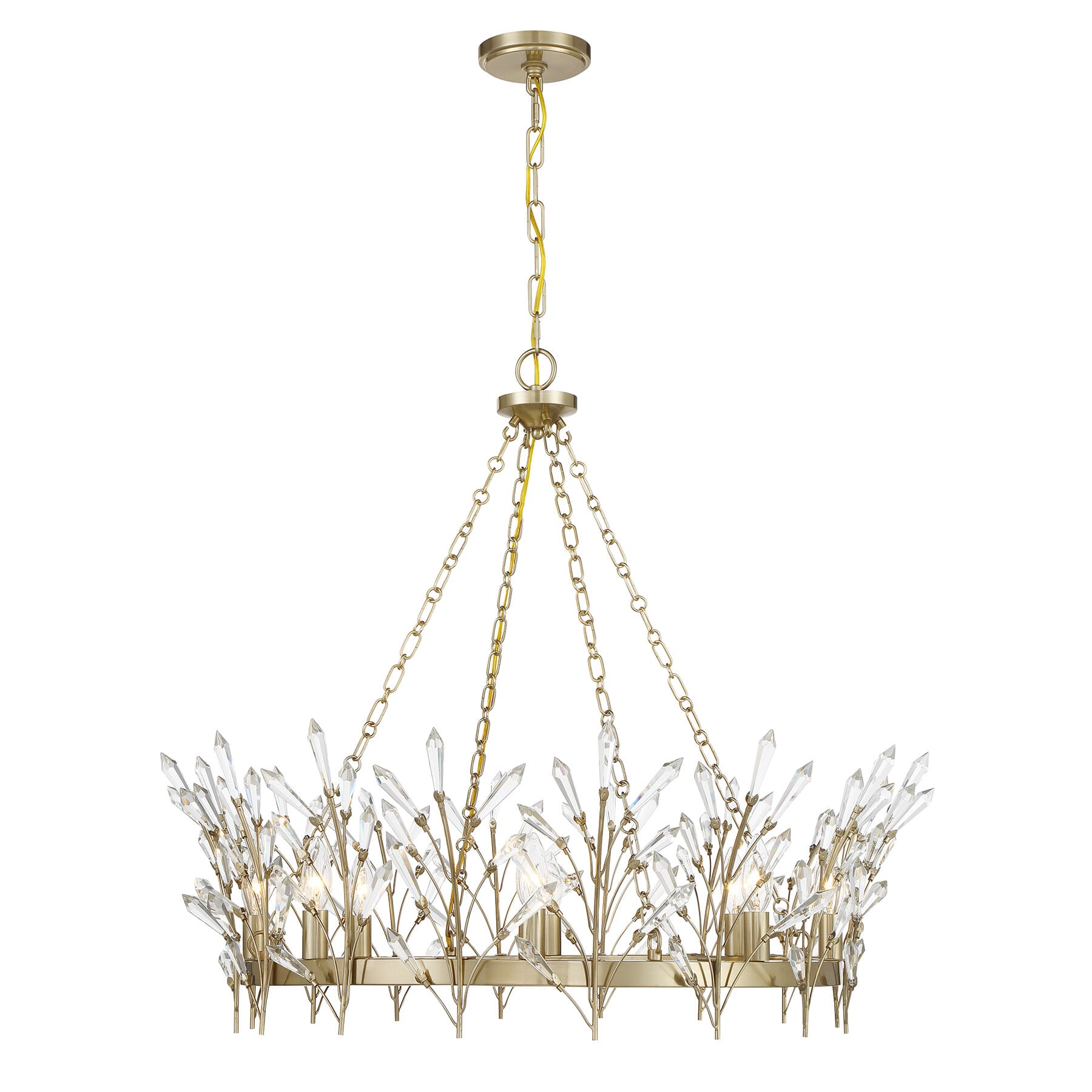 Orianna 8-Light Chandelier in Noble Bra