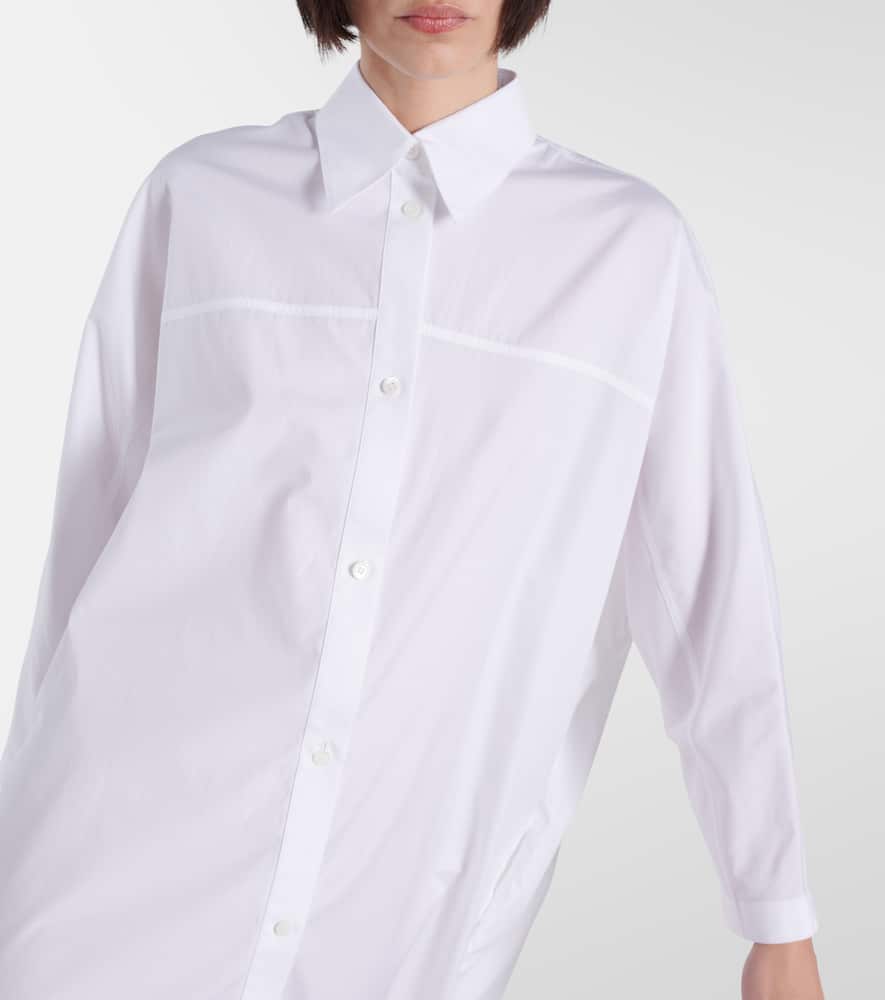 Cotton poplin shirt dress