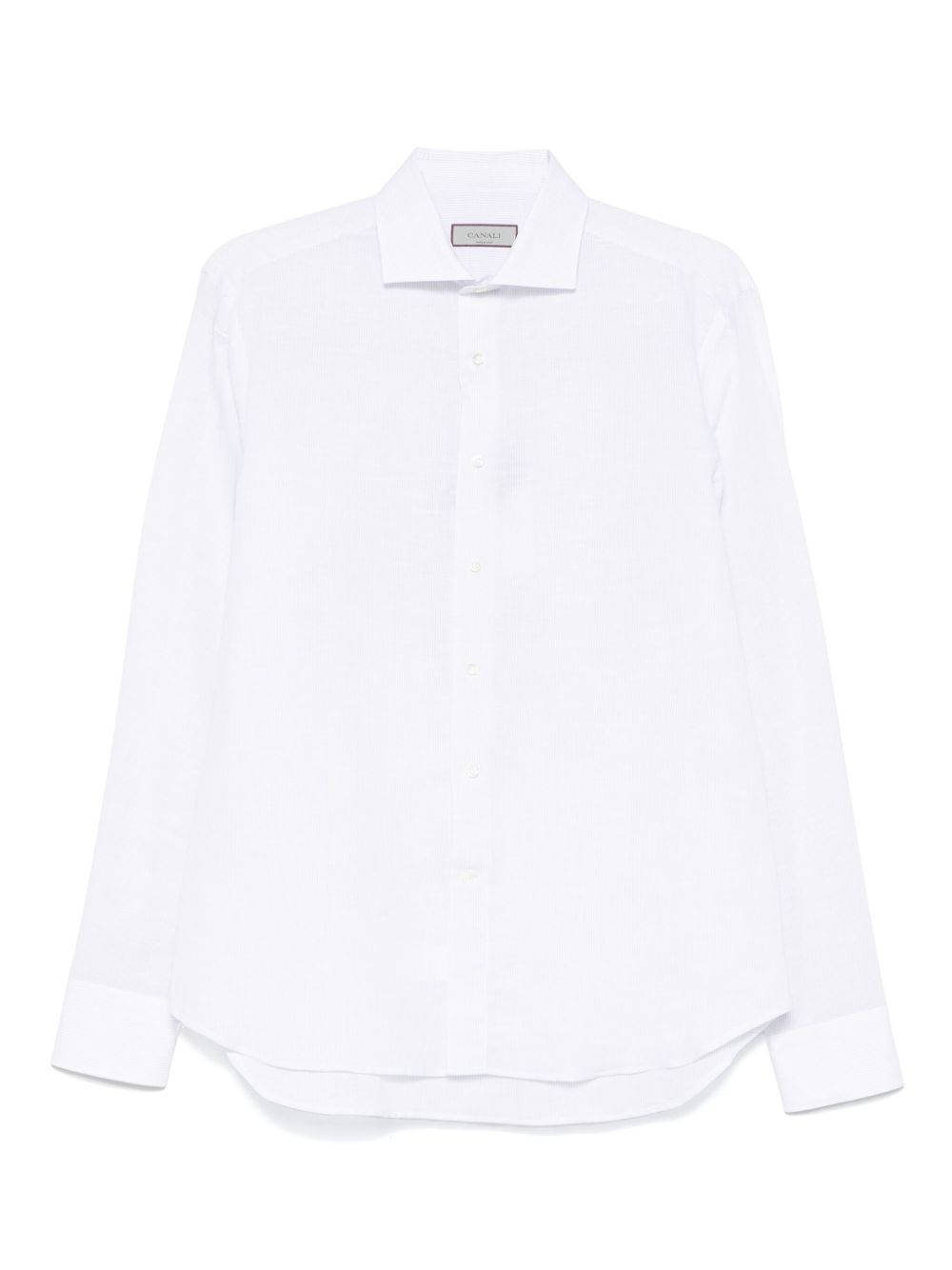 Canali striped shirt - White