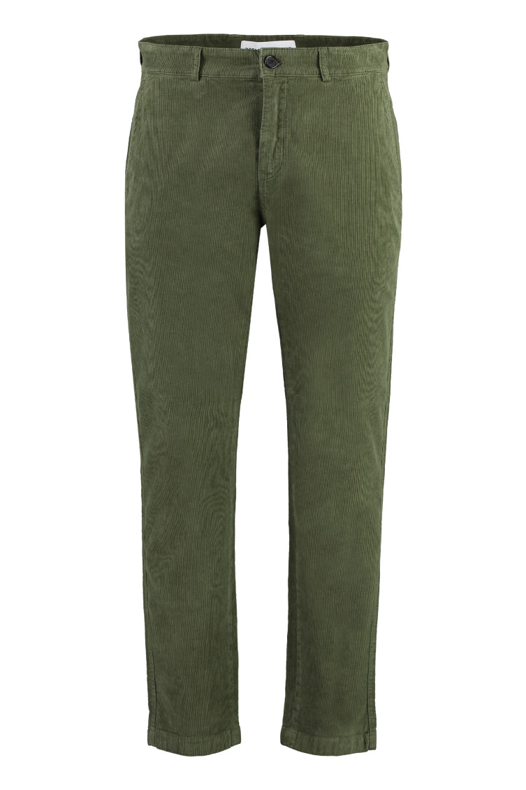 Green Slim Chino Pants