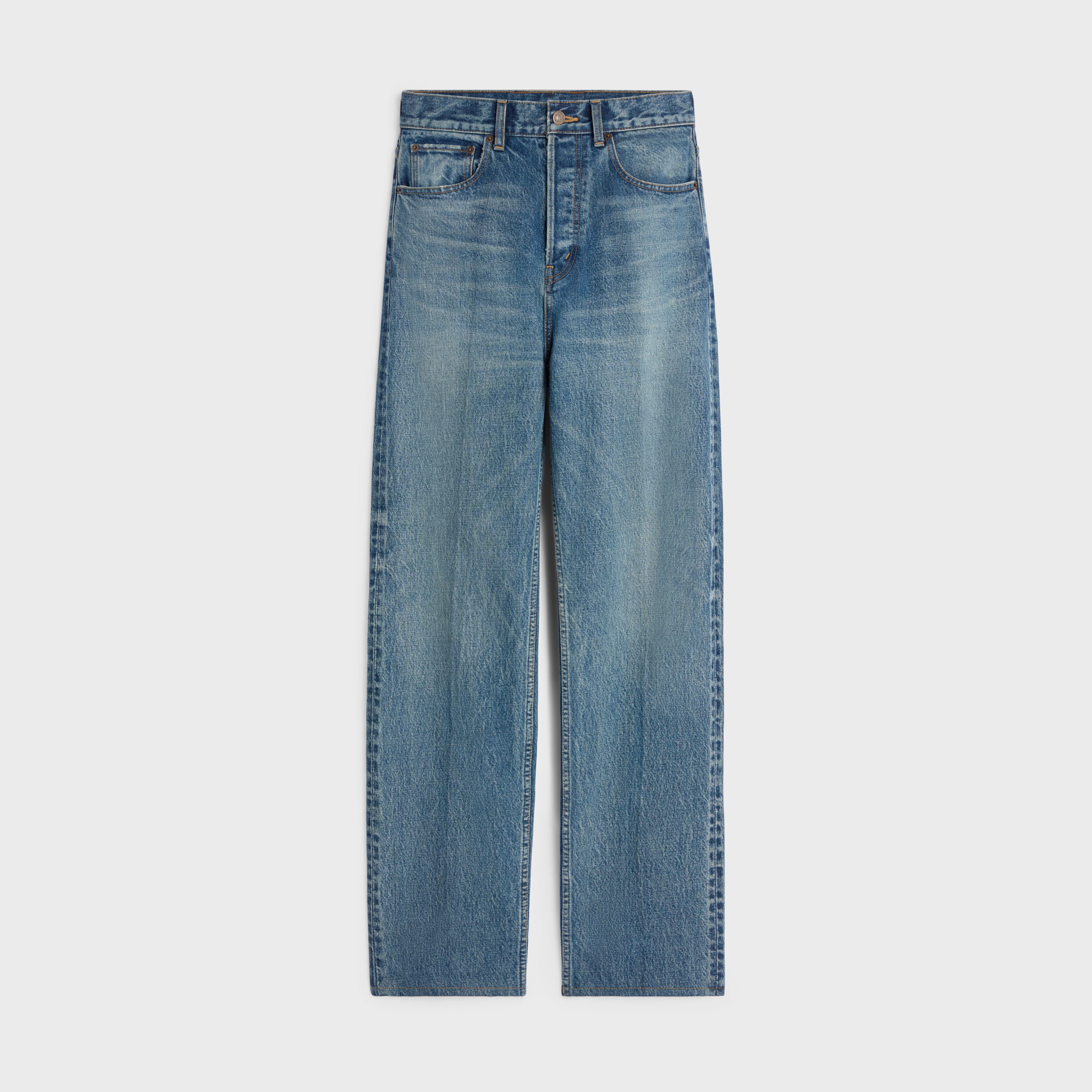 Boyfriend Cut Jeans — Blue