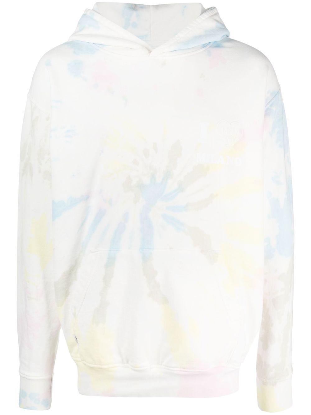 Logo-patch hoodie - White