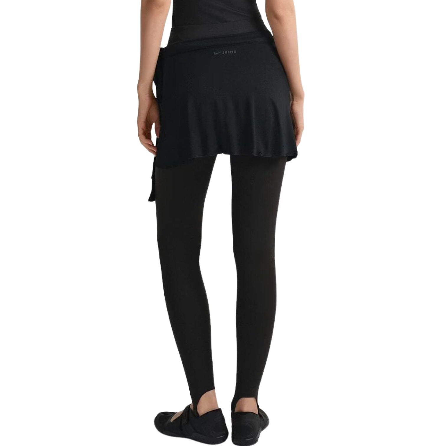 (WMNS) x SKIMS Matte V-Line Stirrup Legging 'Obsidian'