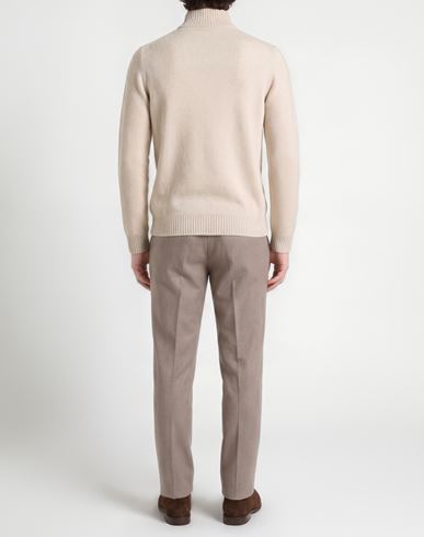 Man Turtleneck Ivory Size 50 Virgin Wool