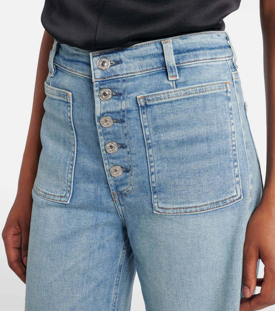Lyra Patch Pocket flared jeans