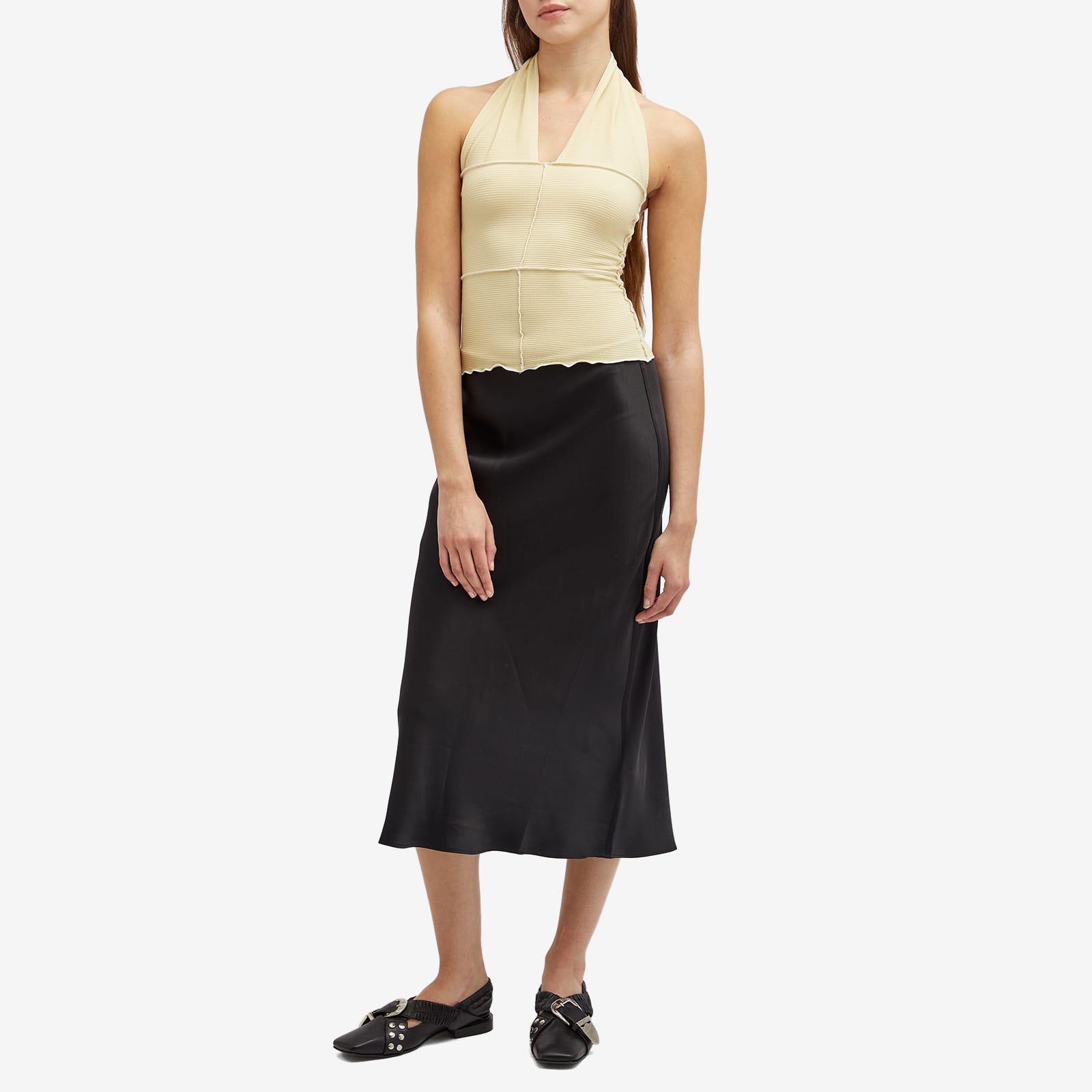 Women's Cinder Halt Top in Hen Yellow