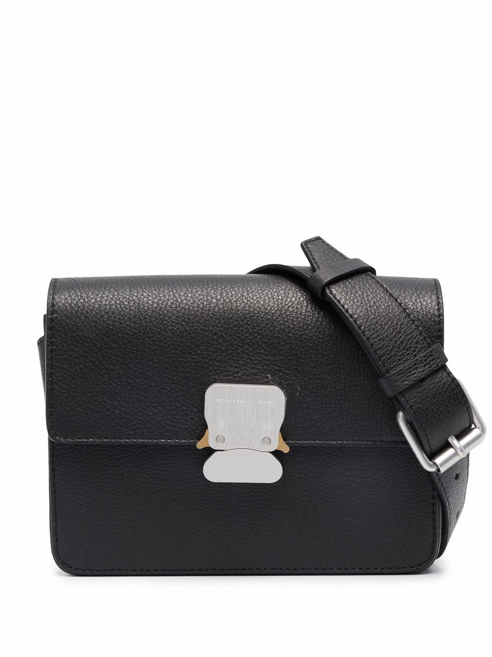Grained leather belt bag - Black