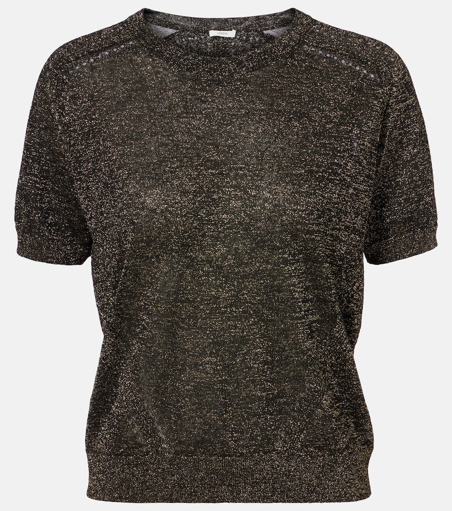 Lille lamé knitted top