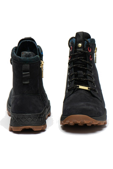 Brooklyn Side Zip Boots 'Black Nubuck'