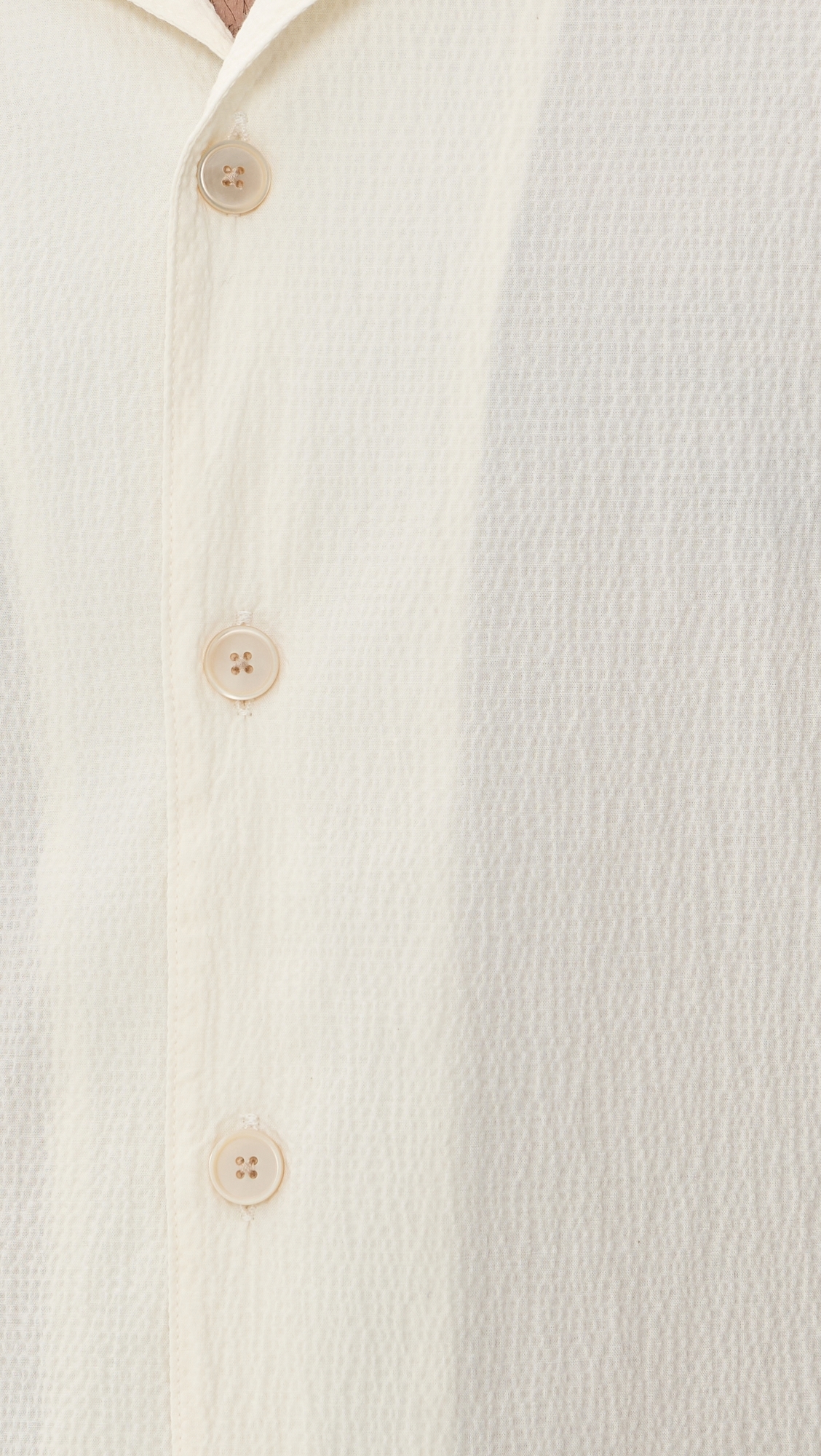 Short Sleeve Casual Fit Shirt Off White