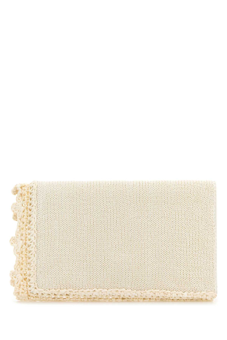 J. W. Anderson Ivory Crochet Clutch