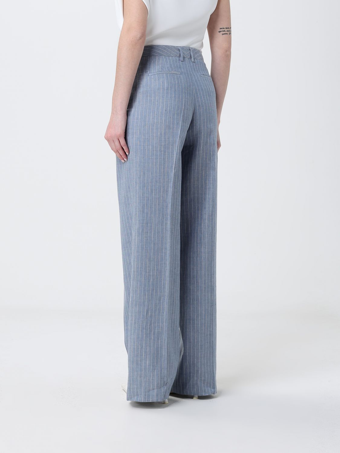 Pants Woman color Blue