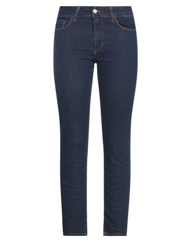 Woman Jeans Blue Size 26 Cotton, Elastane