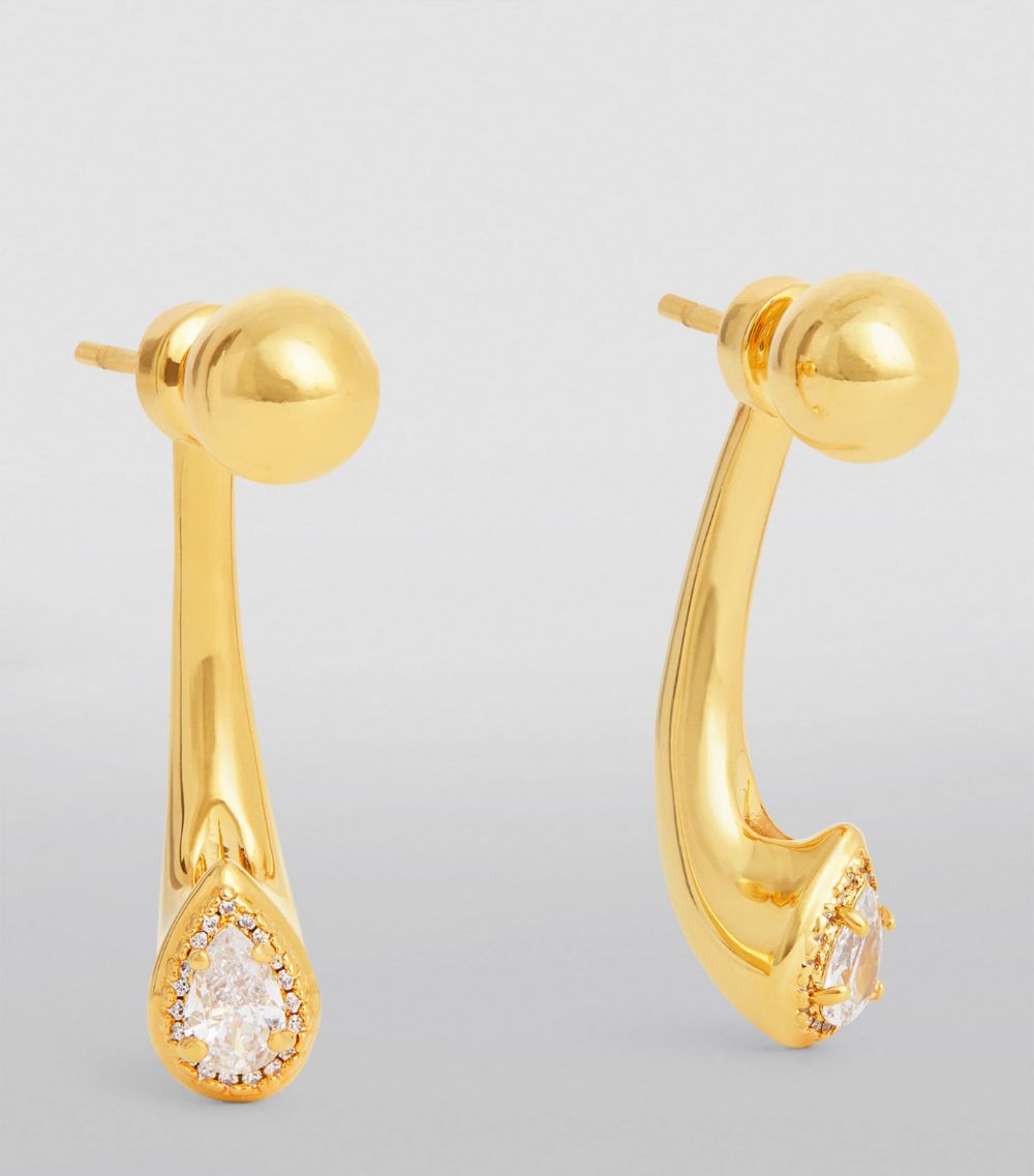 Gold-Plated Radiant Earrings