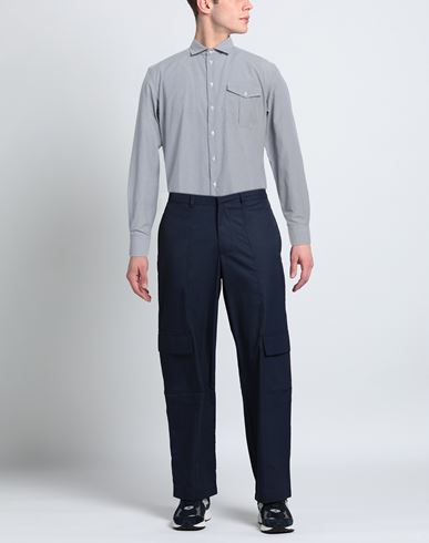 Gazzarrini Man Shirt Blue Size XXL Cotton
