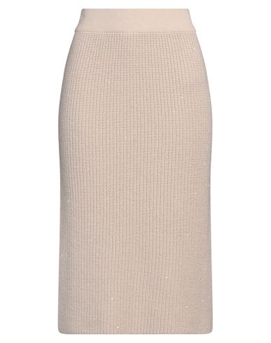 Woman Midi skirt Beige