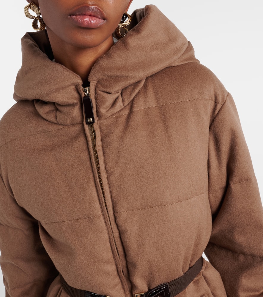 The Cube Corona camel hair puffer jacket