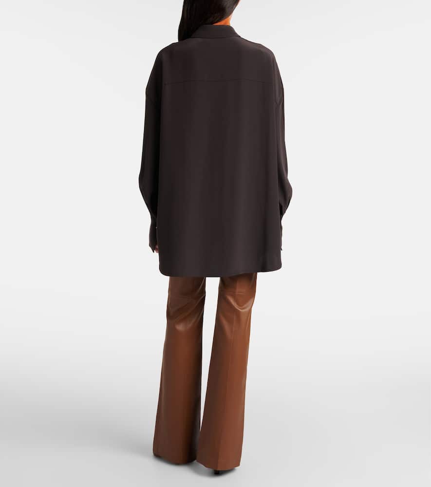 Camilia satin twill shirt