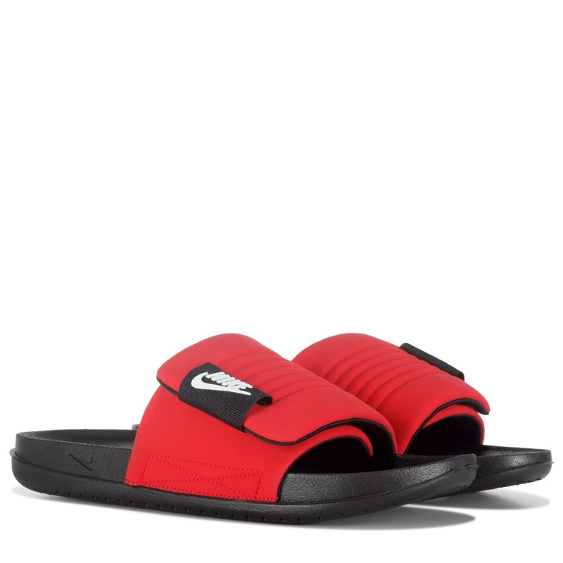 Men's Offcourt Adjust Slide Sandals (Red/Black/White)