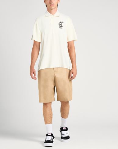 Man Polo shirt Cream Size XXL Cotton