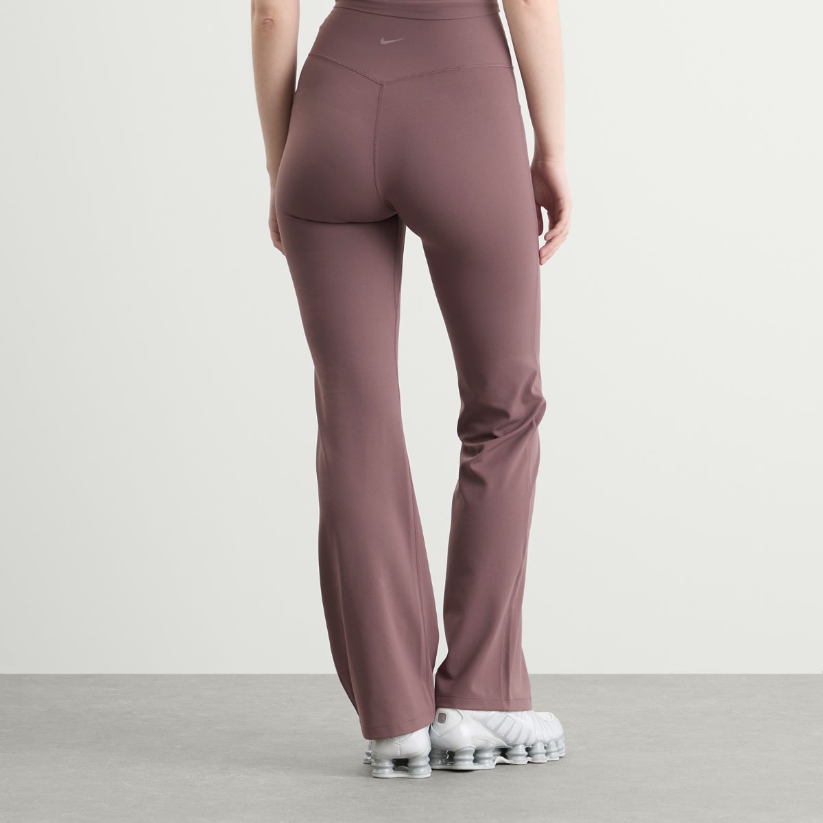 Women's Zenvy High Waisted Flared Leggings in Tattoo/White