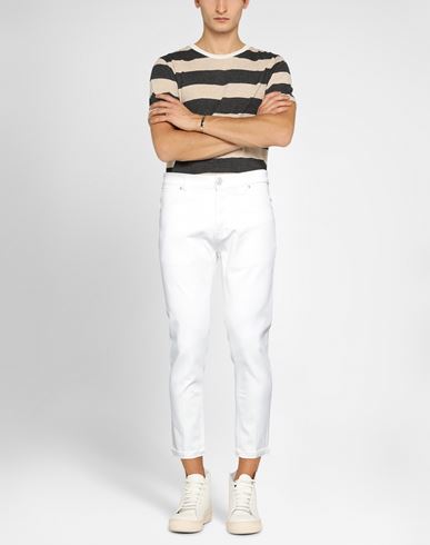 Man Denim pants White