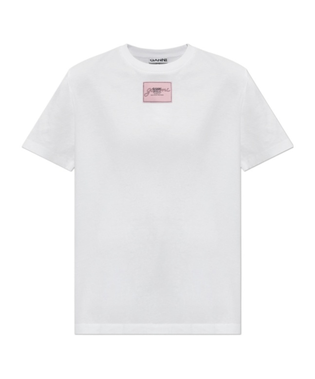 White Basic Jersey Relaxed T-shirt