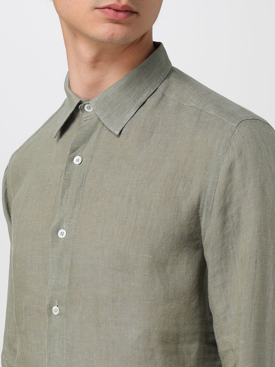 Shirt Men color Olive