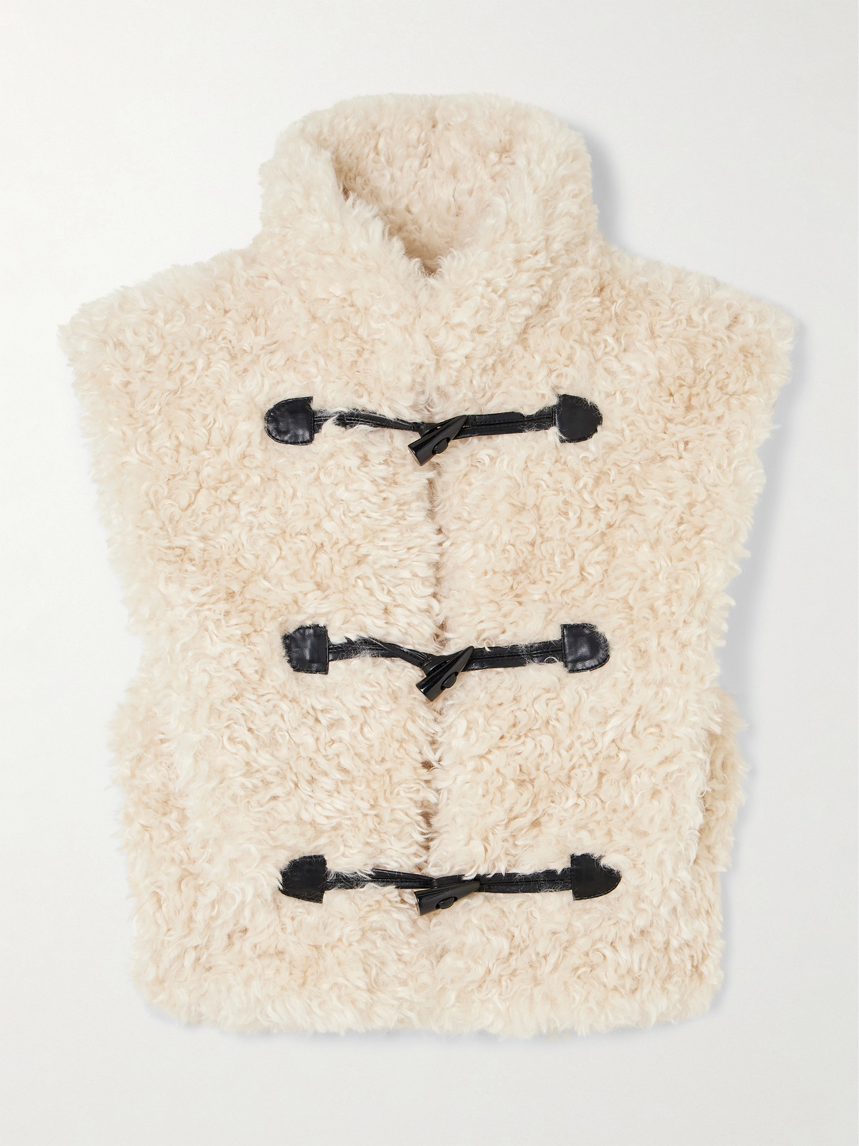 Alisa Fleece Gilet - Ecru