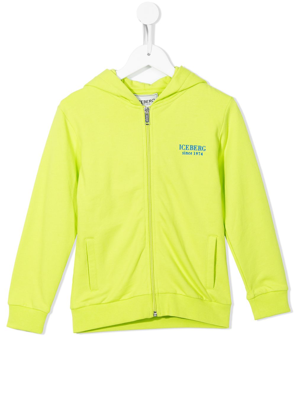 Logo-printed hoodie - Green