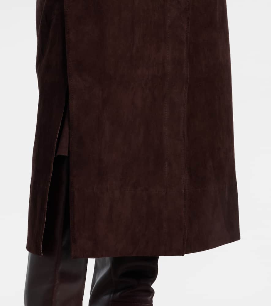 Suede coat