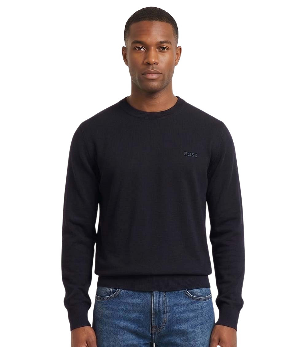 Navy Blue Logo Sweaters