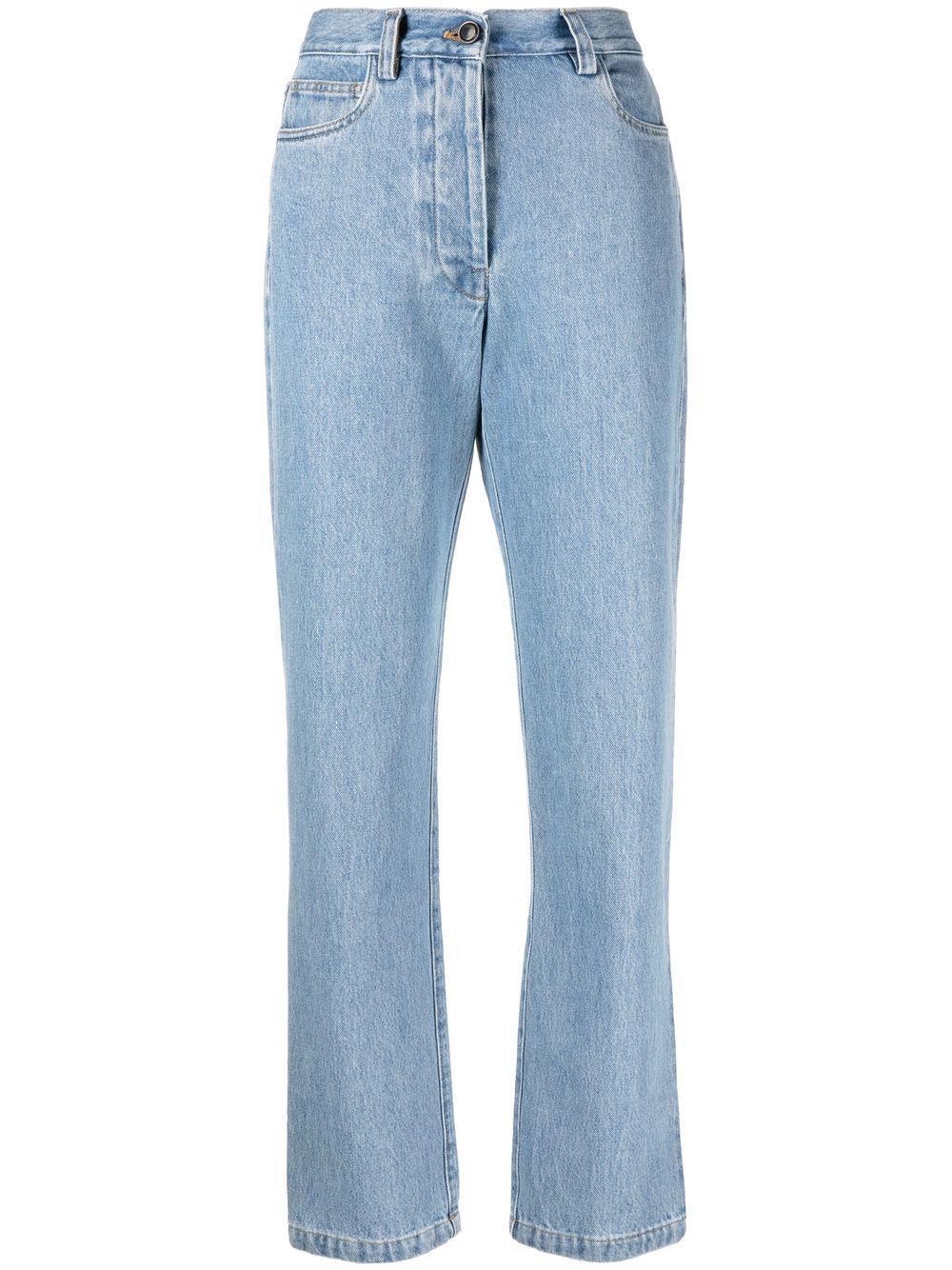 Thedan high-rise straight jeans - Blue
