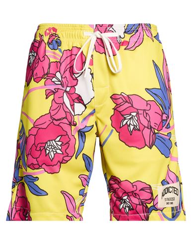P. a.r. o.s. h. Man Shorts & Bermuda Shorts Yellow Size M Polyester