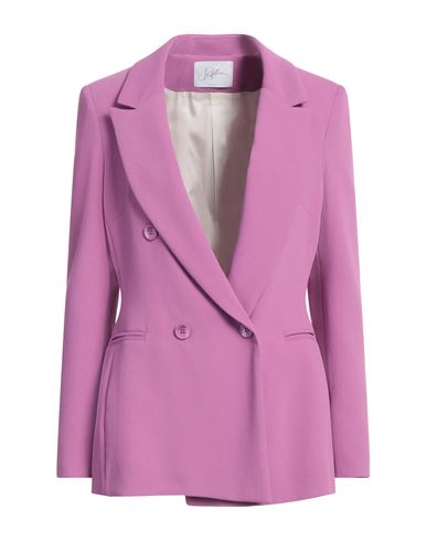 Woman Blazer Mauve Size 10 Polyester