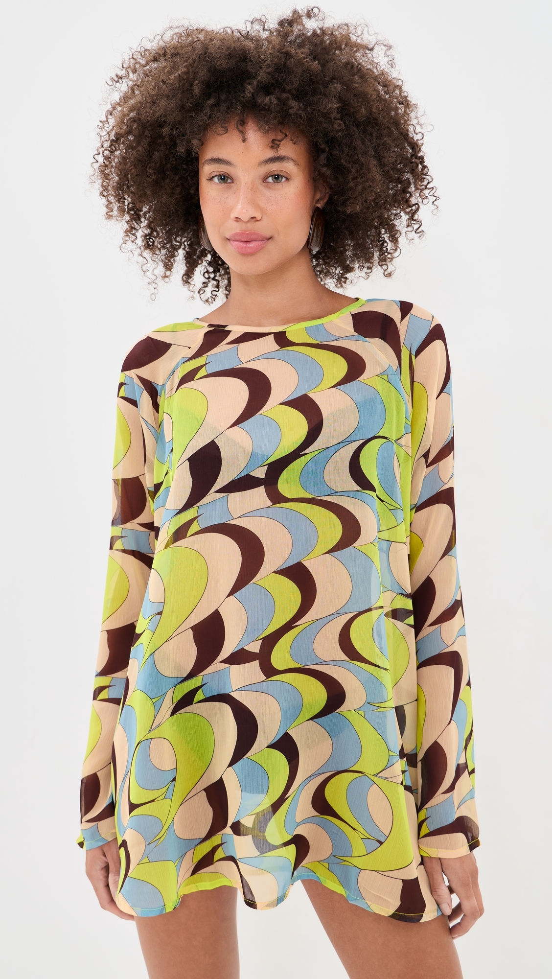 Bre Coverup Mini Dress PALM ROYALE