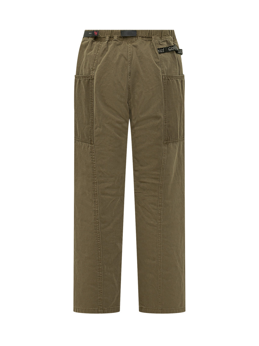 Green Straight Cargos Pants