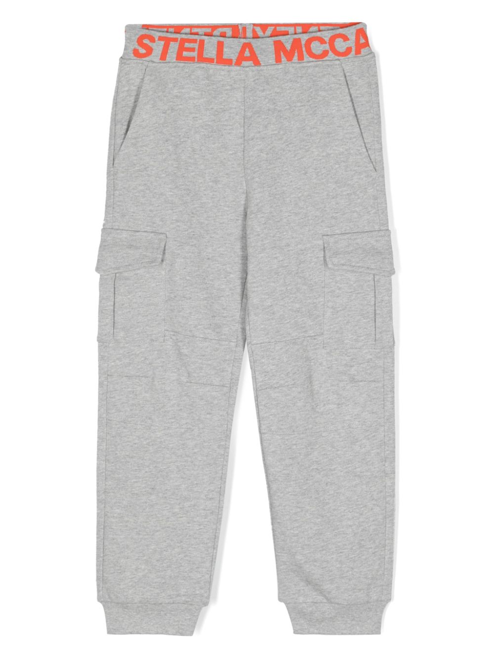 Logo-waistband track pants - Grey