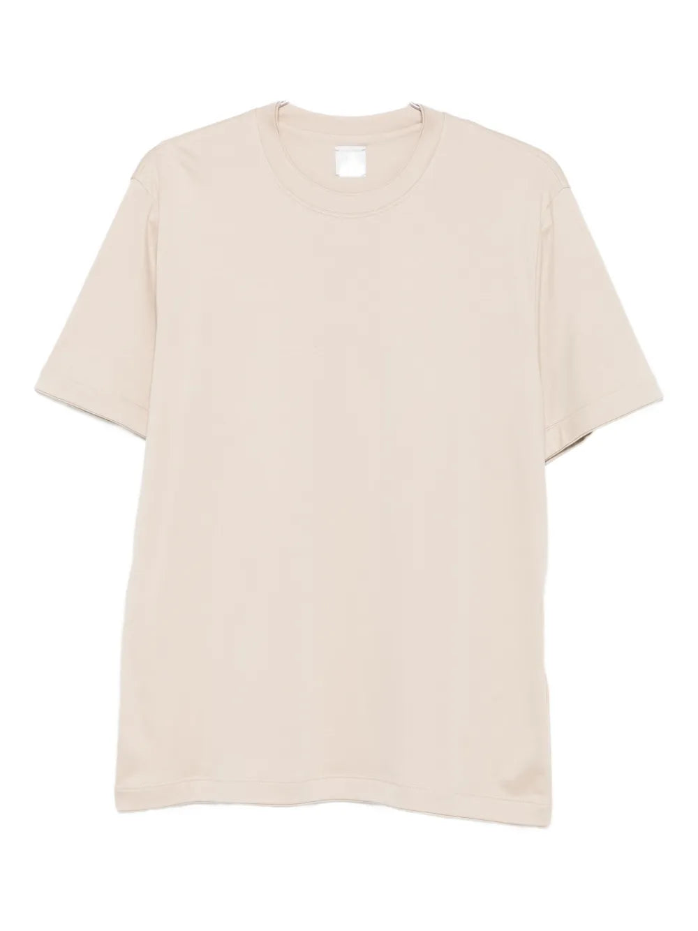 Crew-Neck Cotton-Modal Blend T-Shirt — Beige
