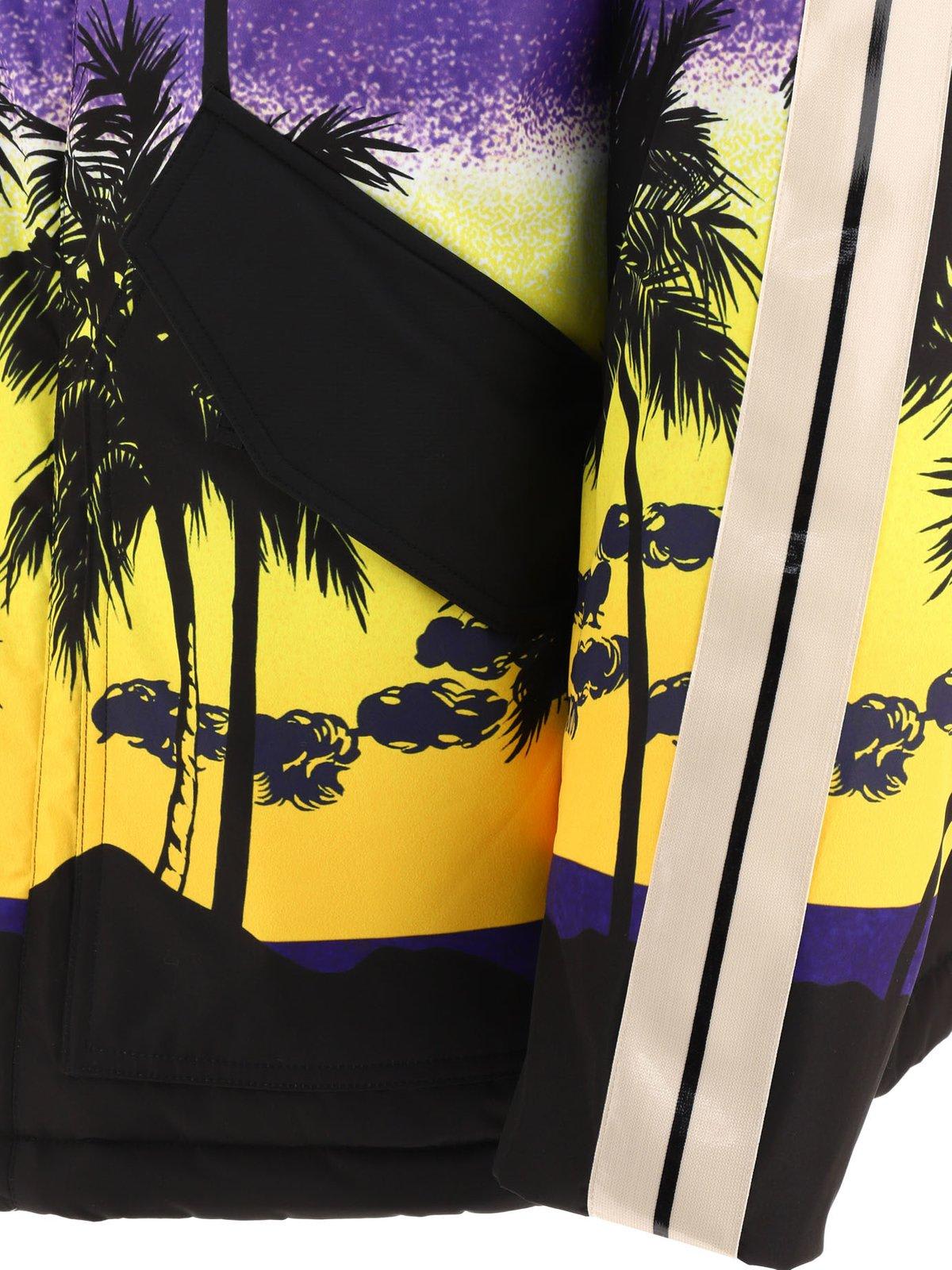 Palm Sunset Printed Jacket