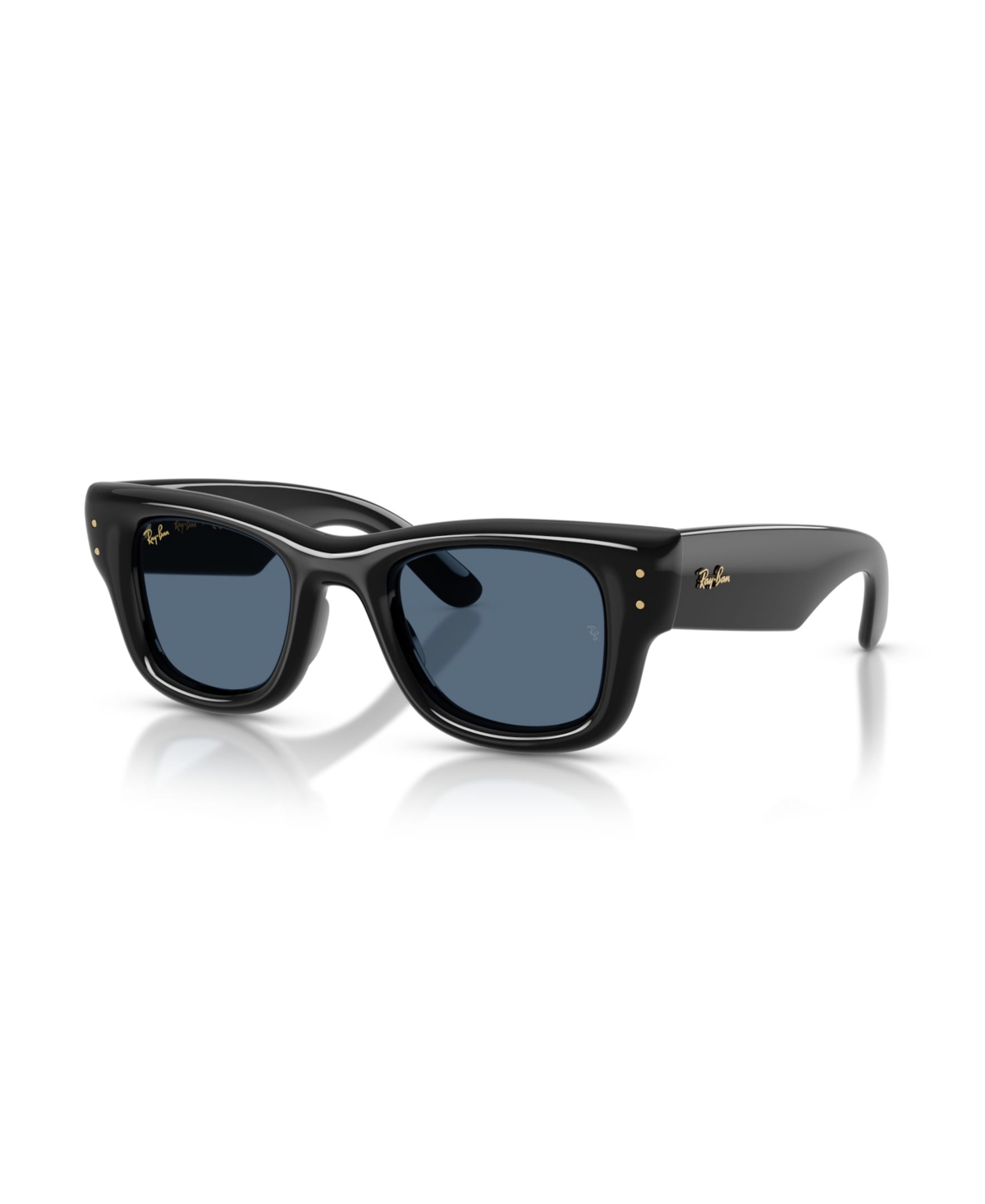 Unisex Wayfarer Puffer Sunglasses, RB4940 - Black