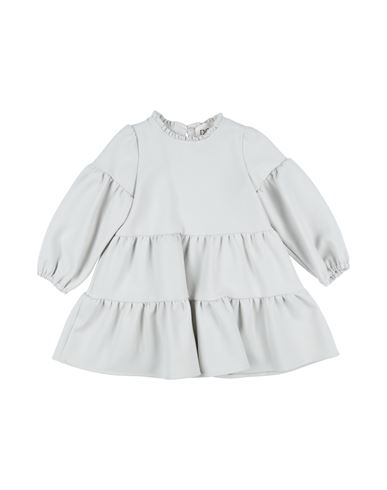 Douuod Kid Girl Kids' dress Light grey Size 12 Polyester, Viscose, Elastane