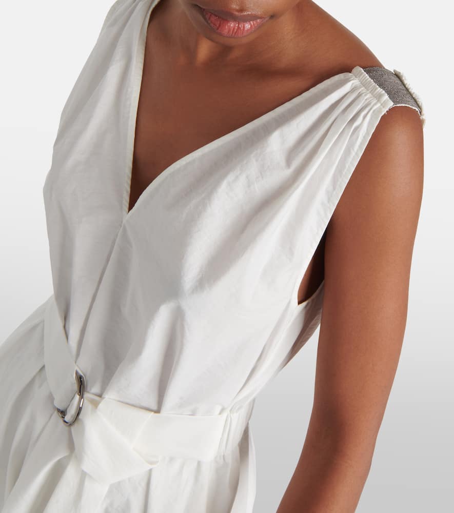 Pleated midi dress