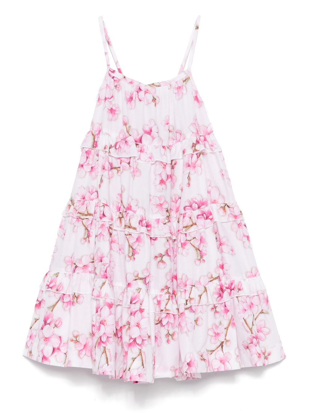 Floral-print dress - White