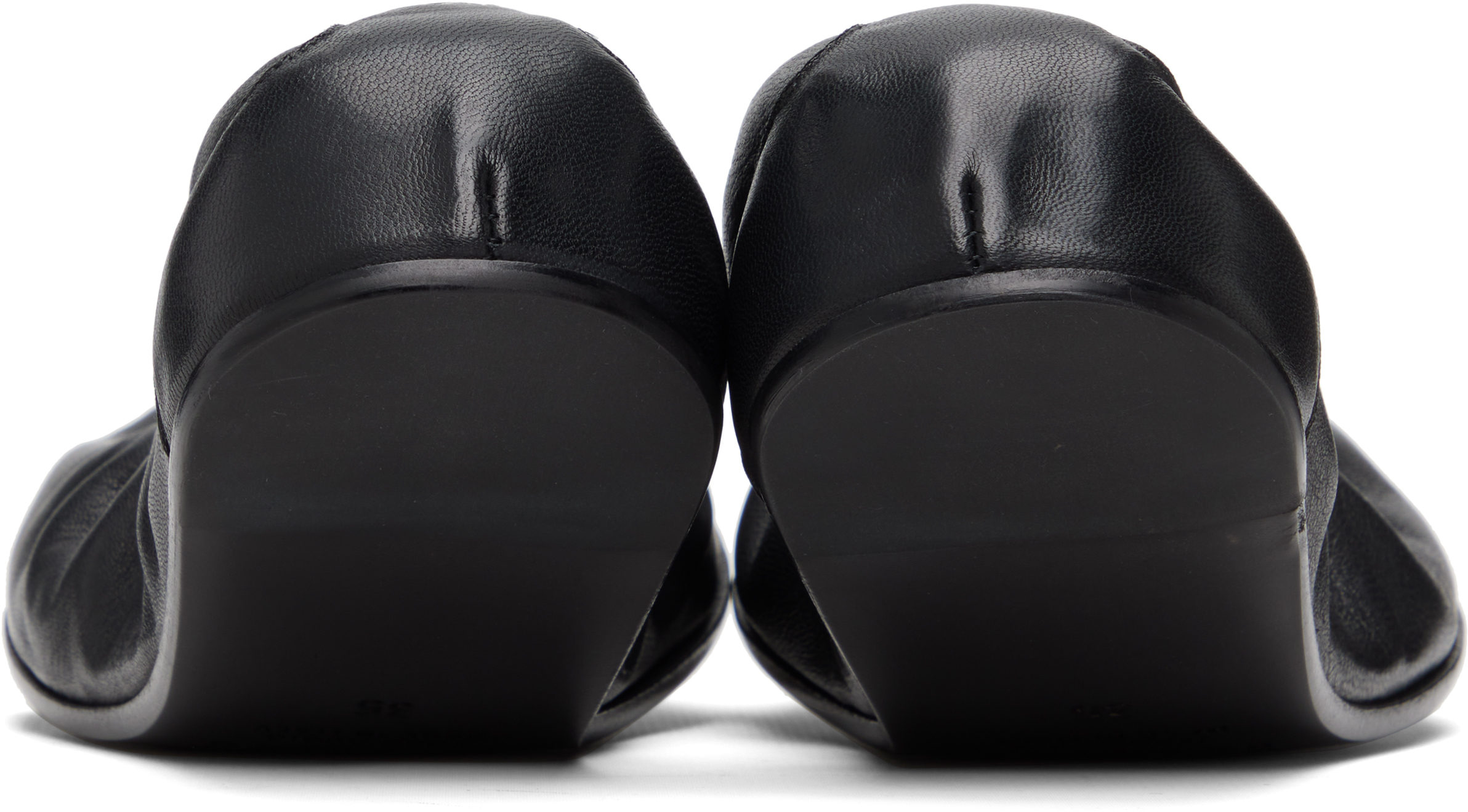 Black Anatomic Travel Ballerina Flats