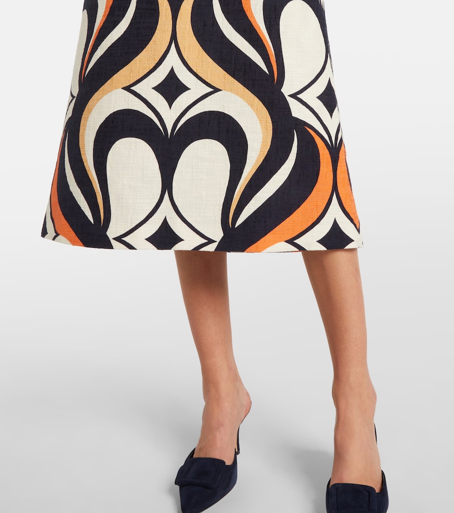 Baia Jive cotton midi skirt