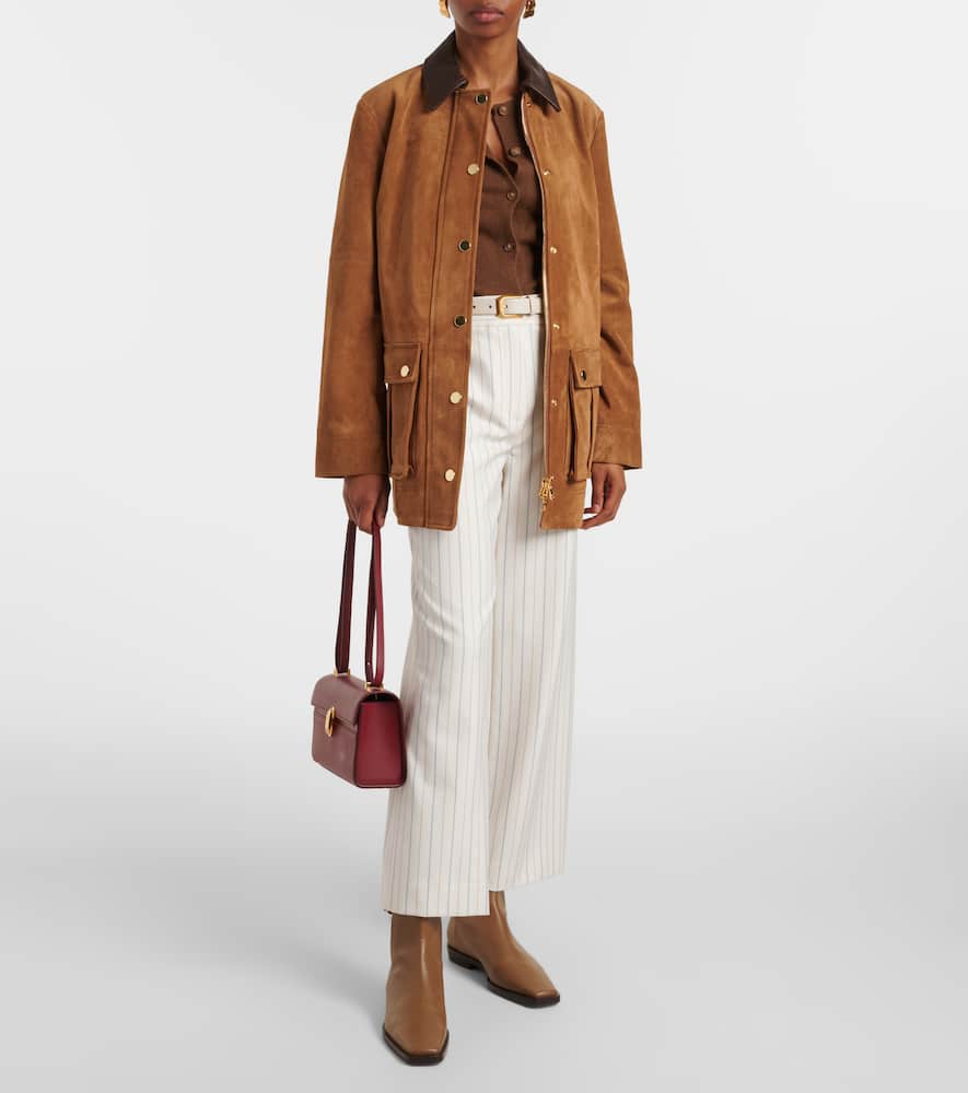 Brixton striped wide-leg pants