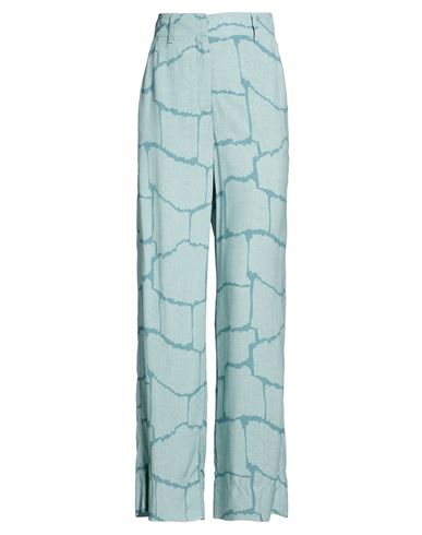 Woman Pants Light blue Size 4 Viscose